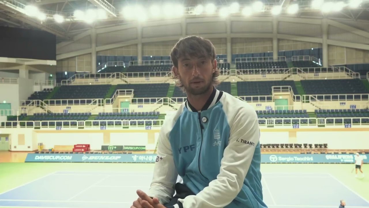 Thiago Tirante, el único Top-100 argentino que jugará los qualifiers de la Copa Davis vs Corea