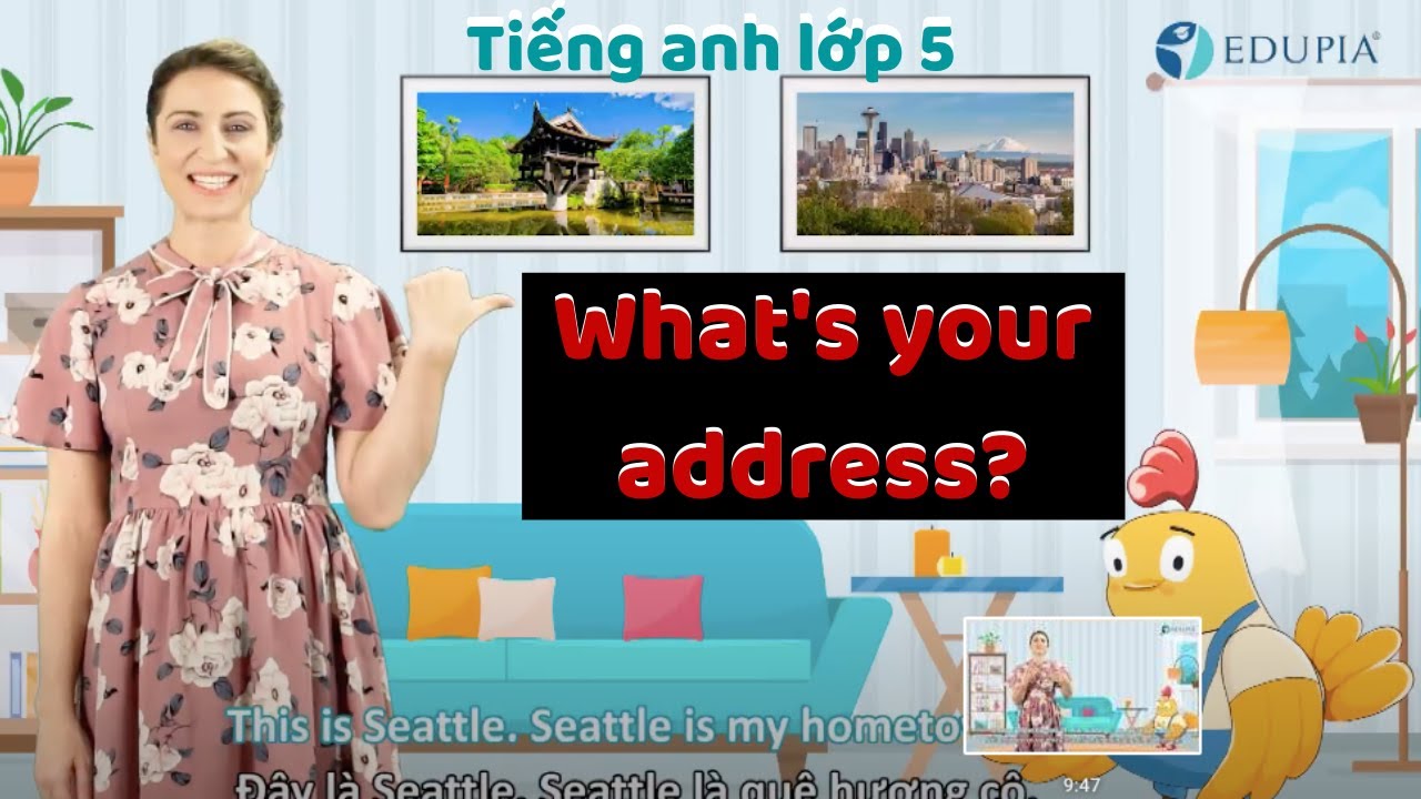 Học tiếng anh lớp 5 Unit 1: Từ vựng chủ đề địa điểm