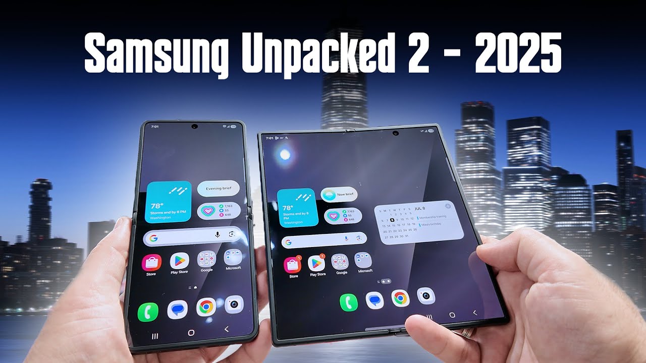 Samsung Unpacked New York - Galaxy Z Fold7, Z Flip7, Watch8