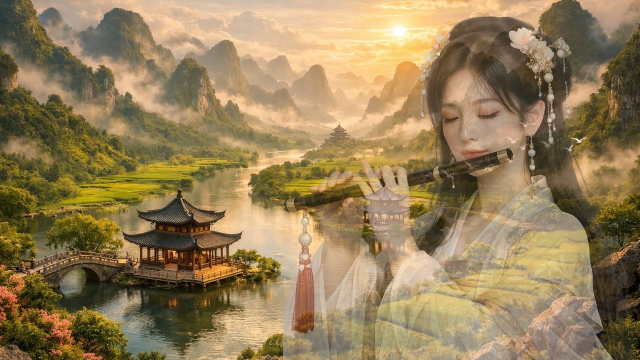 🍃Bamboo Flute, Erhu & Guzheng | Ancient Chinese Music for Relaxation@Traditional Instruments & Ambient Music