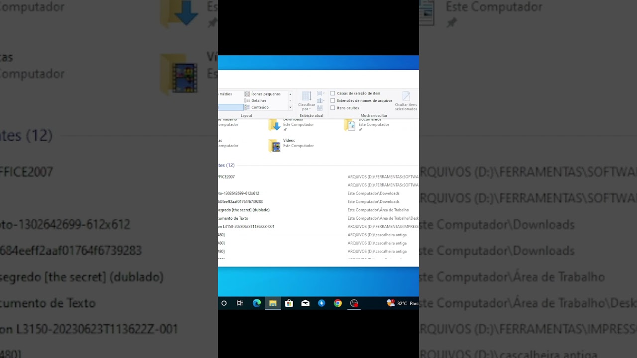 REMOVER &Uacute;LTIMOS ARQUIVOS ACESSADOS DO ACESSO R&Aacute;PIDO