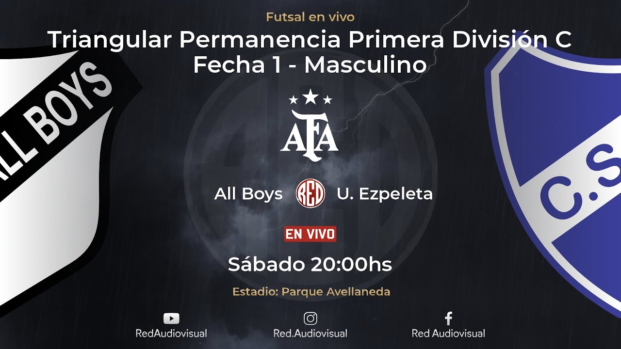 🔴 All Boys vs U. Ezpeleta Fecha 1 - Triangular Permanencia - Primera Div C - Futsal AFA 2025-Masc