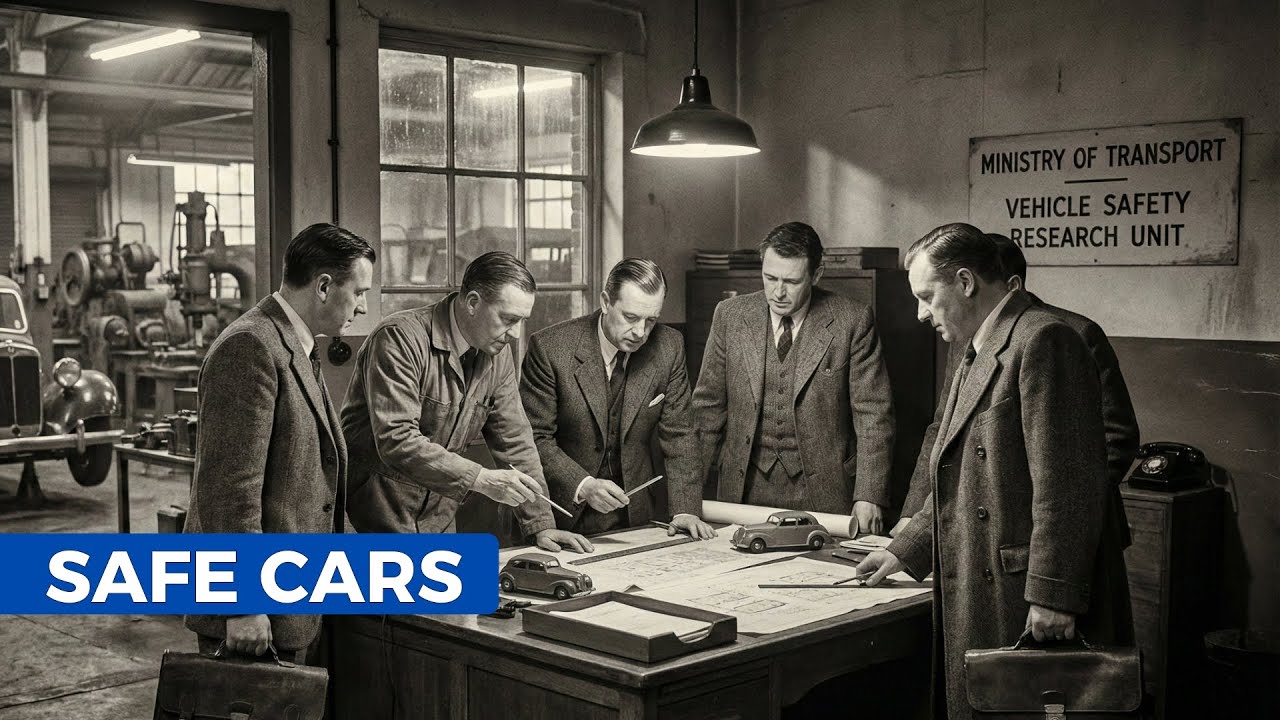 Britain Had No Safe Cars in 1955 So Crash Tests and Grim TV Campaigns Forced Seatbelts On the Roads