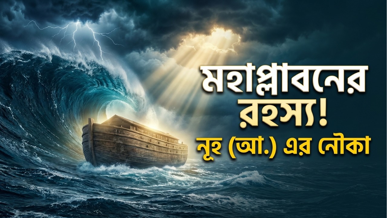 ইতিহাসের সবচেয়ে বড় বন্যা! নূহ (আ.) এর নৌকা তৈরির রহস্য | Quran Stories
