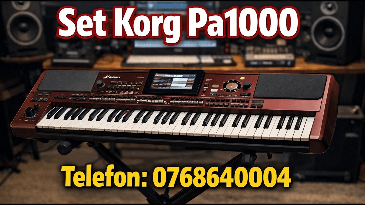Set Korg Pa1000 ❌  ❌Studio Romania 2026❌❌