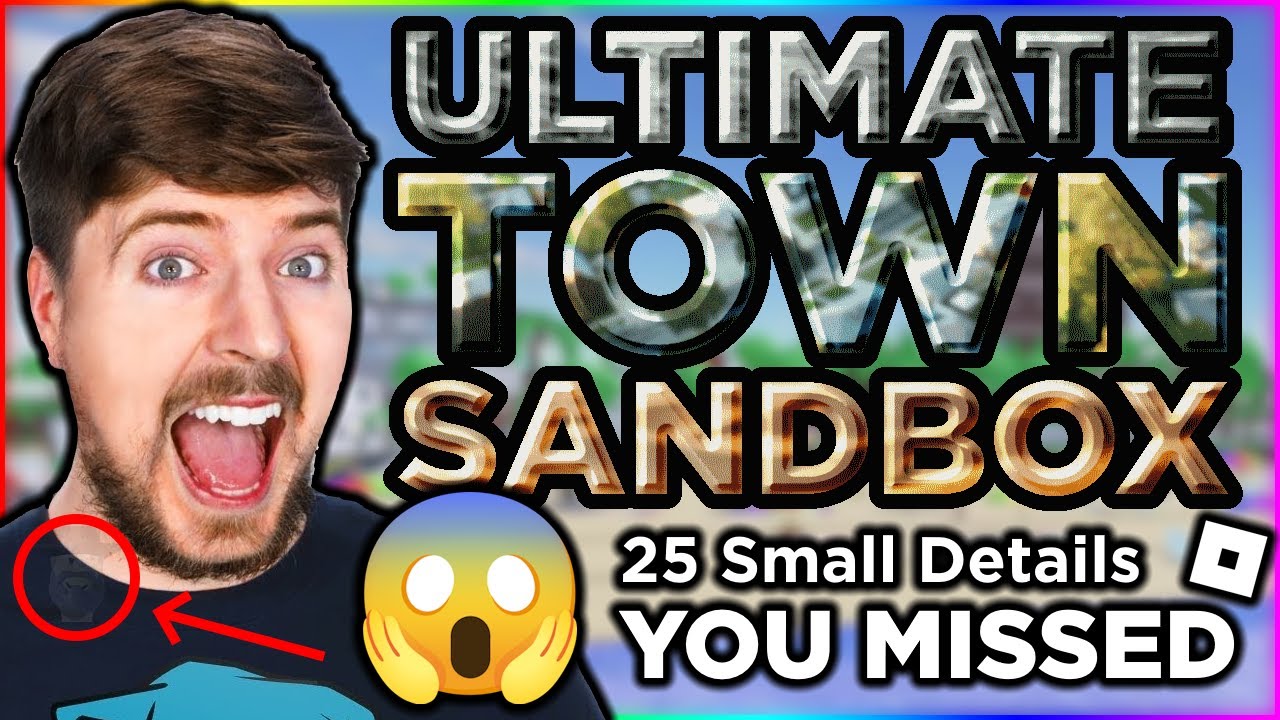 25 Small Details you missed in Ultimate Town Sandbox [Roblox]