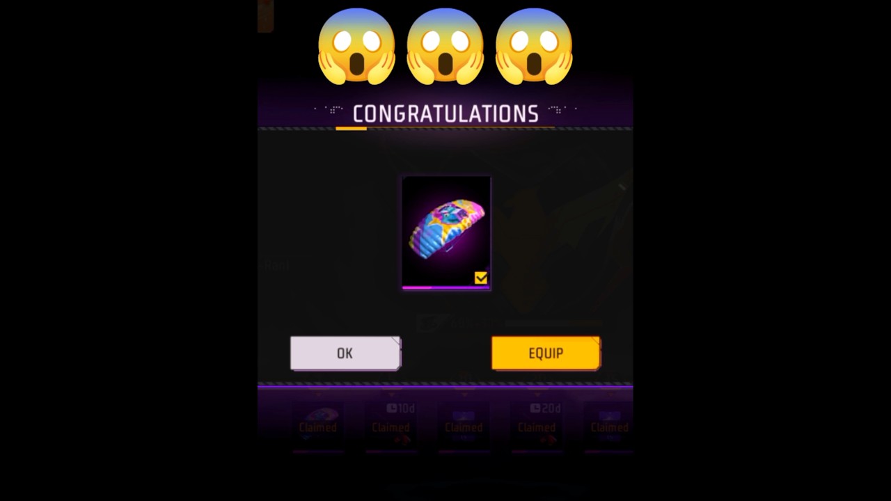 🥰Free fire max | 🥰🥰New Event & New parachute skin|| 🥰short🎥 |#shorts #nabaramgaming #viral 🥰🥰🥰  |