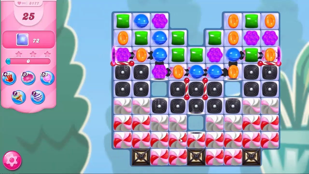 Candy Crush Saga Level 8177 NO BOOSTERS (second version)
