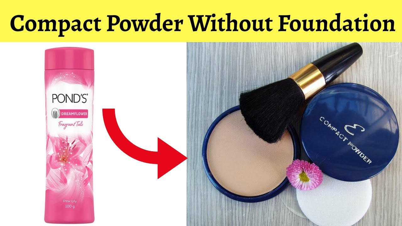 DIY Compact Powder Without Foundation| Using Talcum powder| DIY Makeup| With Tips| Compact Powder
