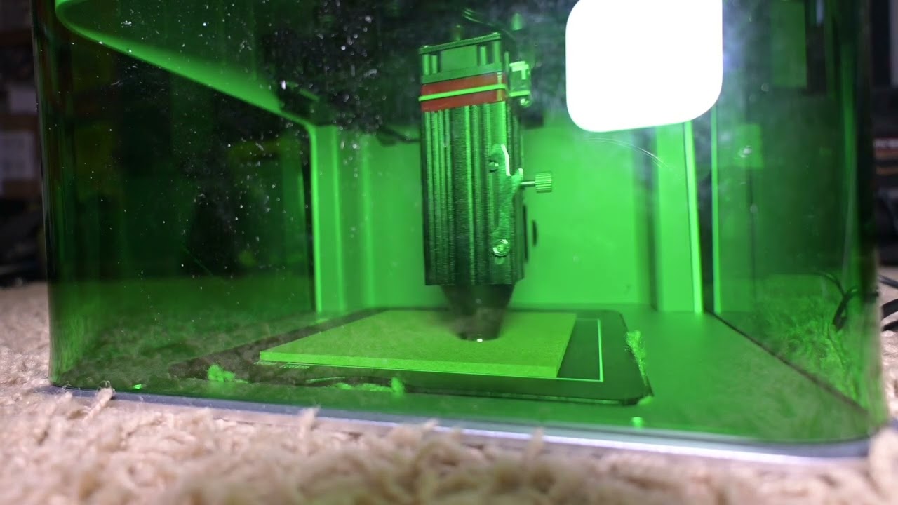 Mecpow M1 Laser Engraver First Burn