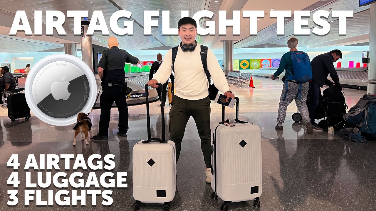 Максимальный тест AirTag: тройной полет с четырьмя AirTag в багаже