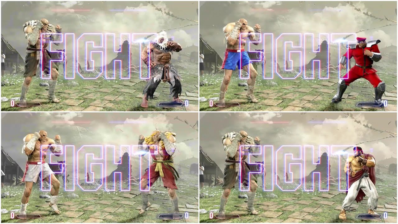 Street Fighter 6 - LVL 7 CPU Sagat Gameplay