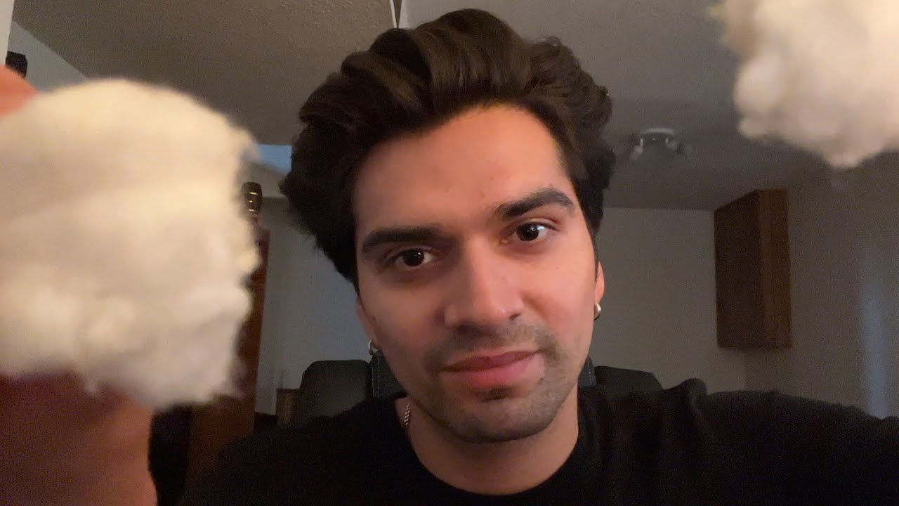 Visual ASMR Practice | Face Touching, Face Brushing, Tracing