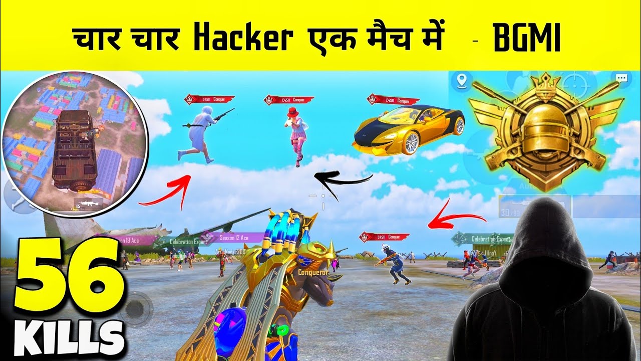 😱 WORLD's BIGGEST HACKER IN CONQUEROR LOBBY - SAMSUNG,A3,A5,A6,A7,J2,J5,J7,S5,S7,S9,A10,A20,A30,A50