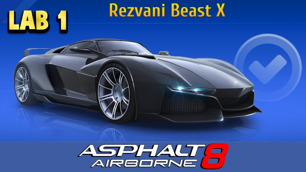 Rezvani Beast X Lab 1 ! Asphalt 8 Airborne