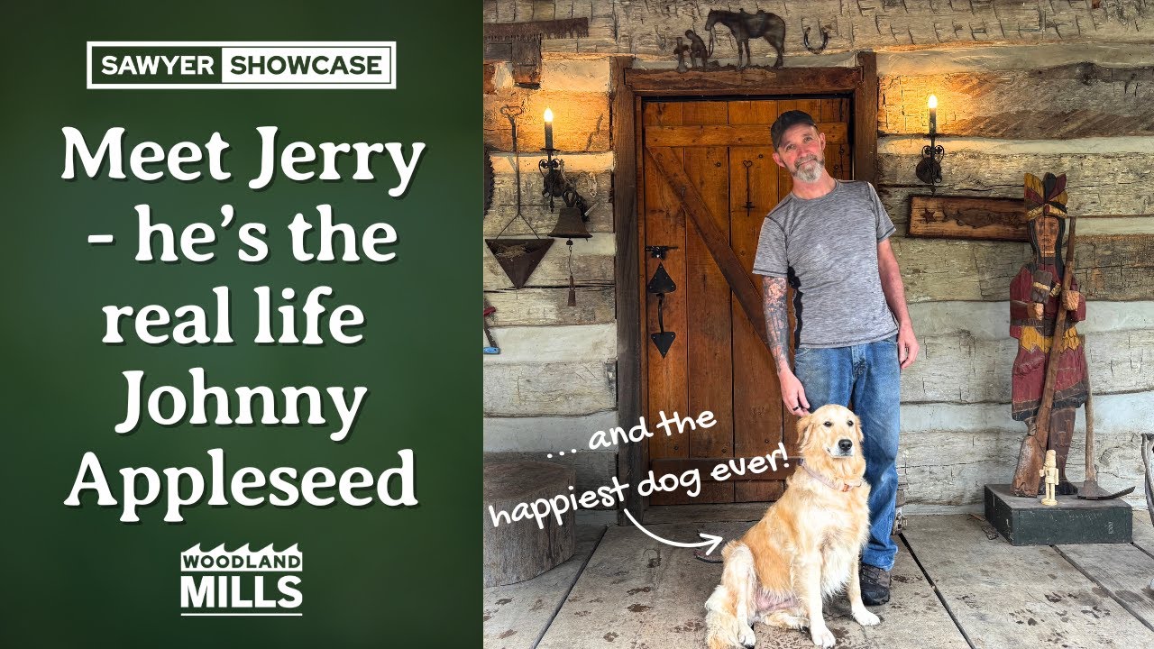 An Afternoon With: Jerry Tyson | How he built a log cabin and became Johnny Appleseed
