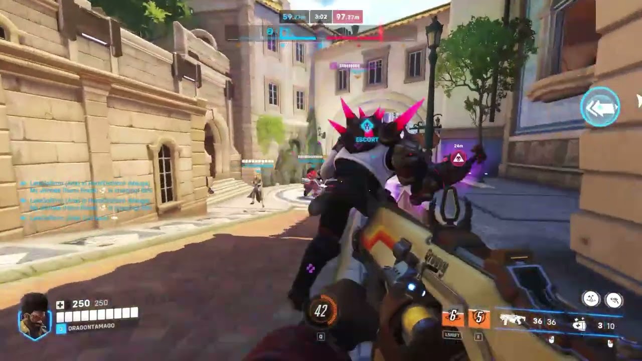Overwatch2: Baptiste gameplay Esperanca (no commentary)