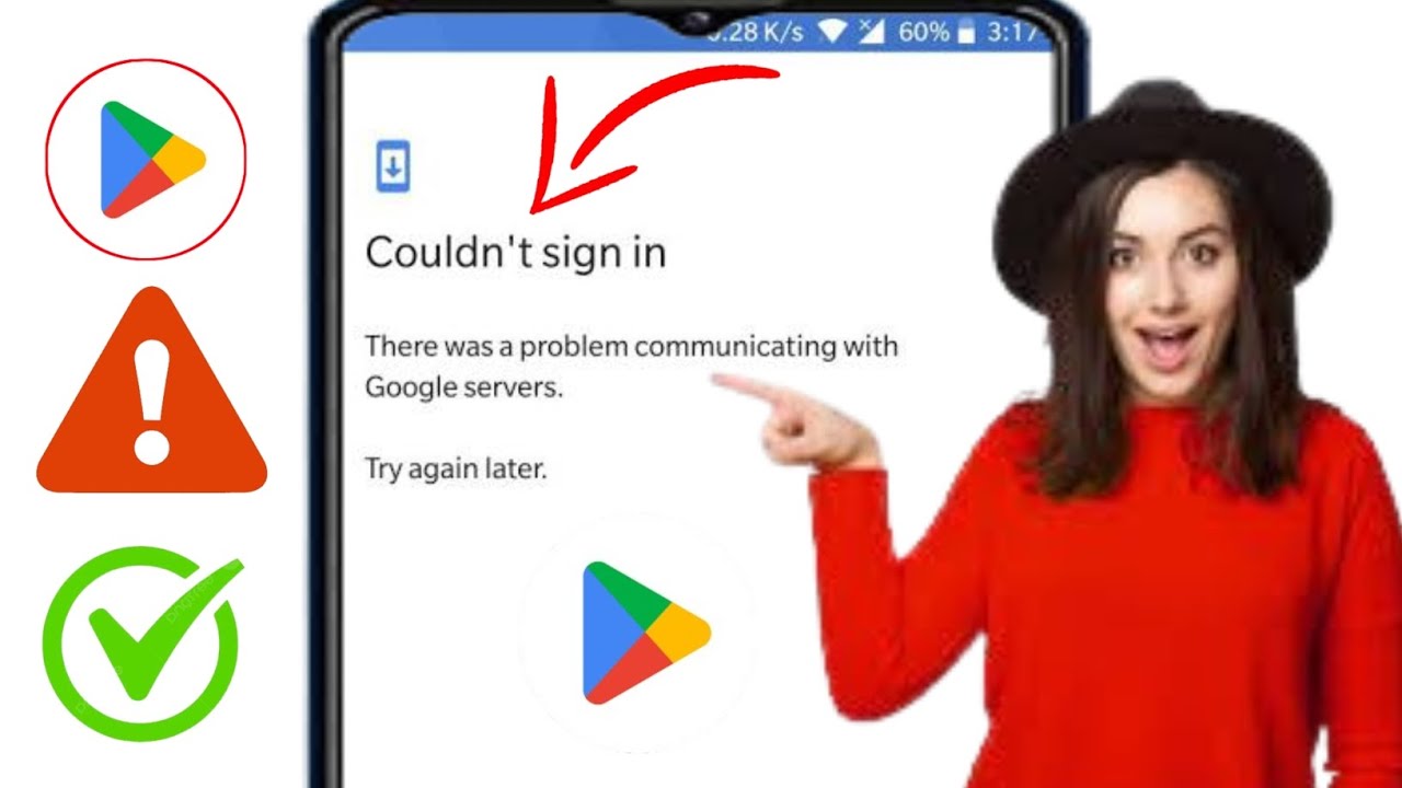 Google Play Store ၏ Error Sign in မရနိုင်ပါက ဖြေရှင်းနည်း  အကောင့်ဝင်၍မရပါက ပြဿနာရှိသည်။