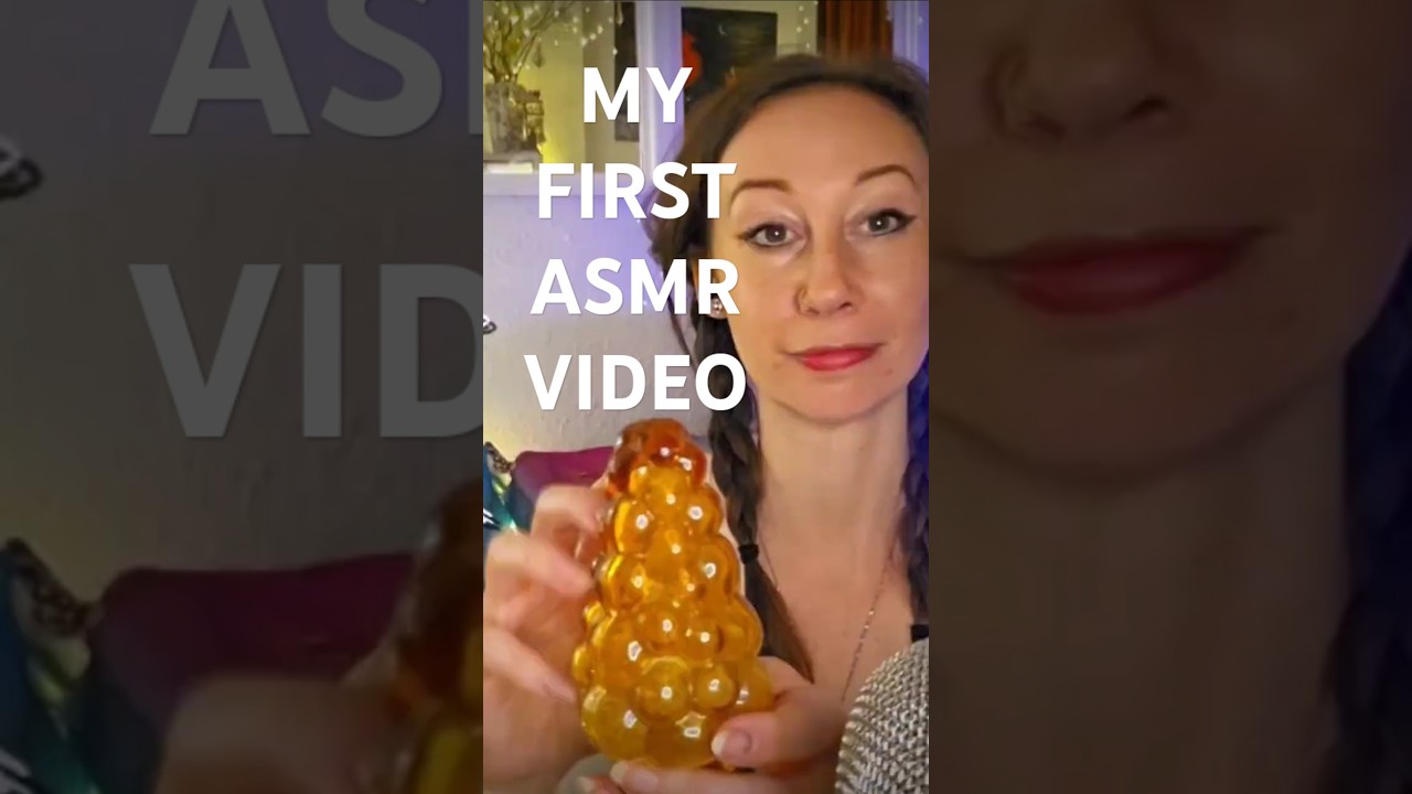 MY FIRST EVER ASMR CONTENT #ASMR #ADHD ~ Watch full video 📹 #braintriggers