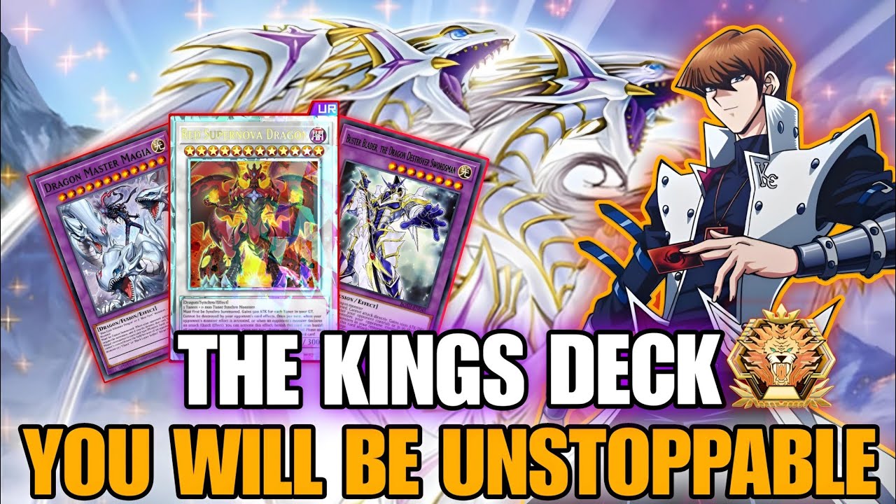 UNSTOPPABLE COMBO!| BLUE EYES x MAGIA x BUSTER BLADER |THE KING’S DECK PART 2| YU-GI-OH! MASTER DUEL