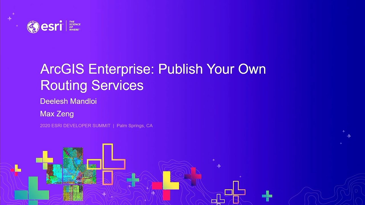 ArcGIS Enterprise: Publish Your Own Routing Services