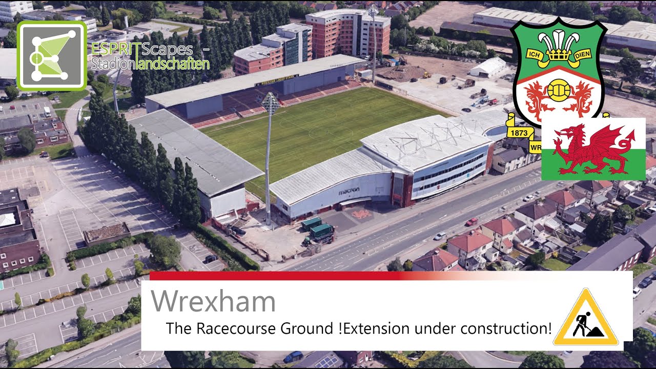 The Racecourse Ground | Wrexham A.F.C. | Google Earth 360&deg; Rotation