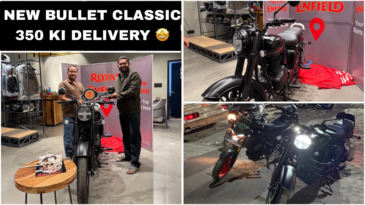 New Bullet Class 350 ki Delivery 🤩