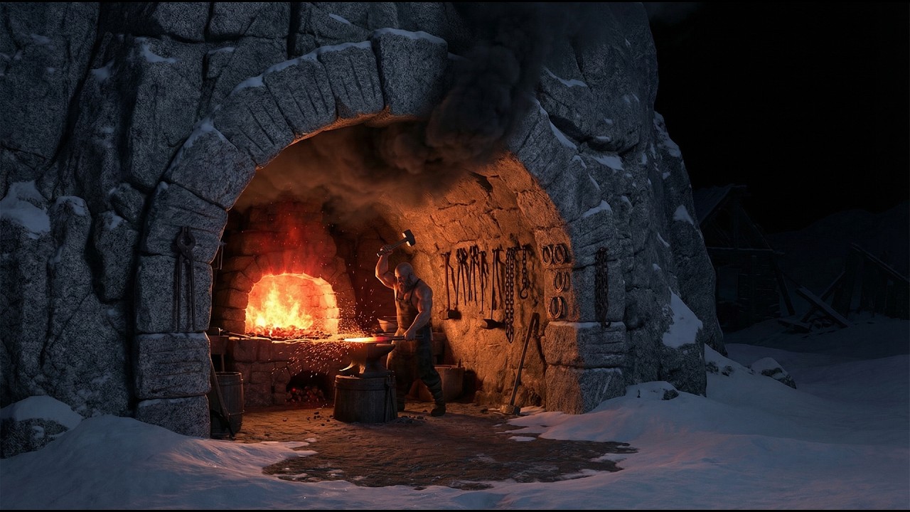 Blacksmith Carved a Workshop Into Solid Granite... They Laughed Until His Forge Was the Last Burning