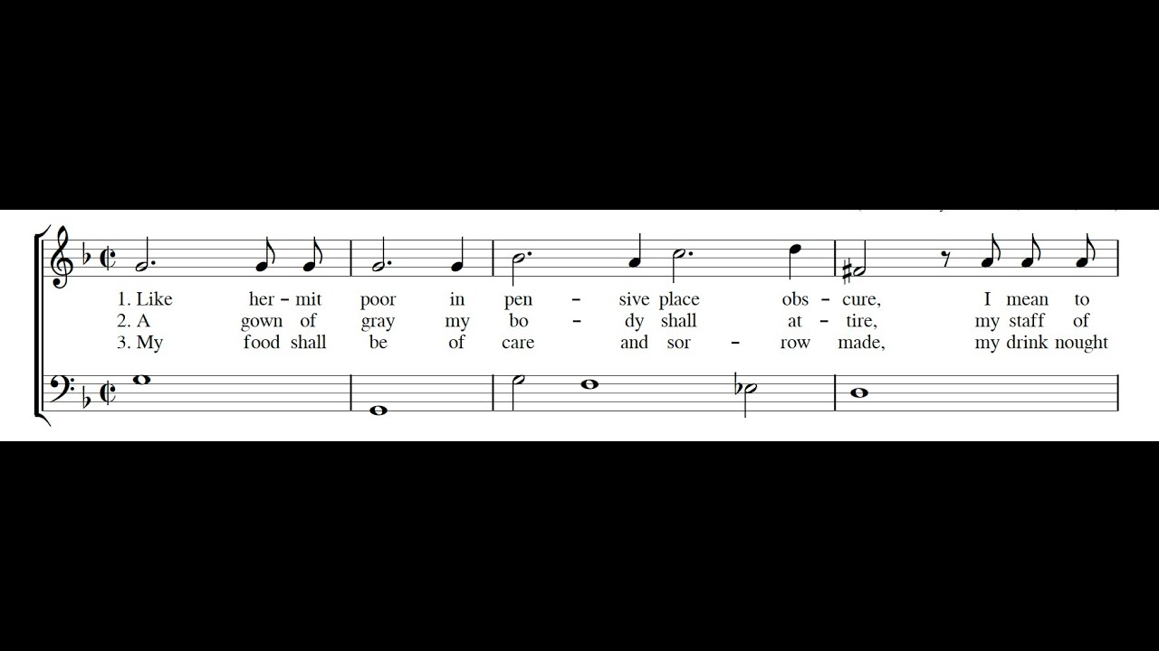 NICHOLAS LANIER: Like hermit poor PDF SCORE