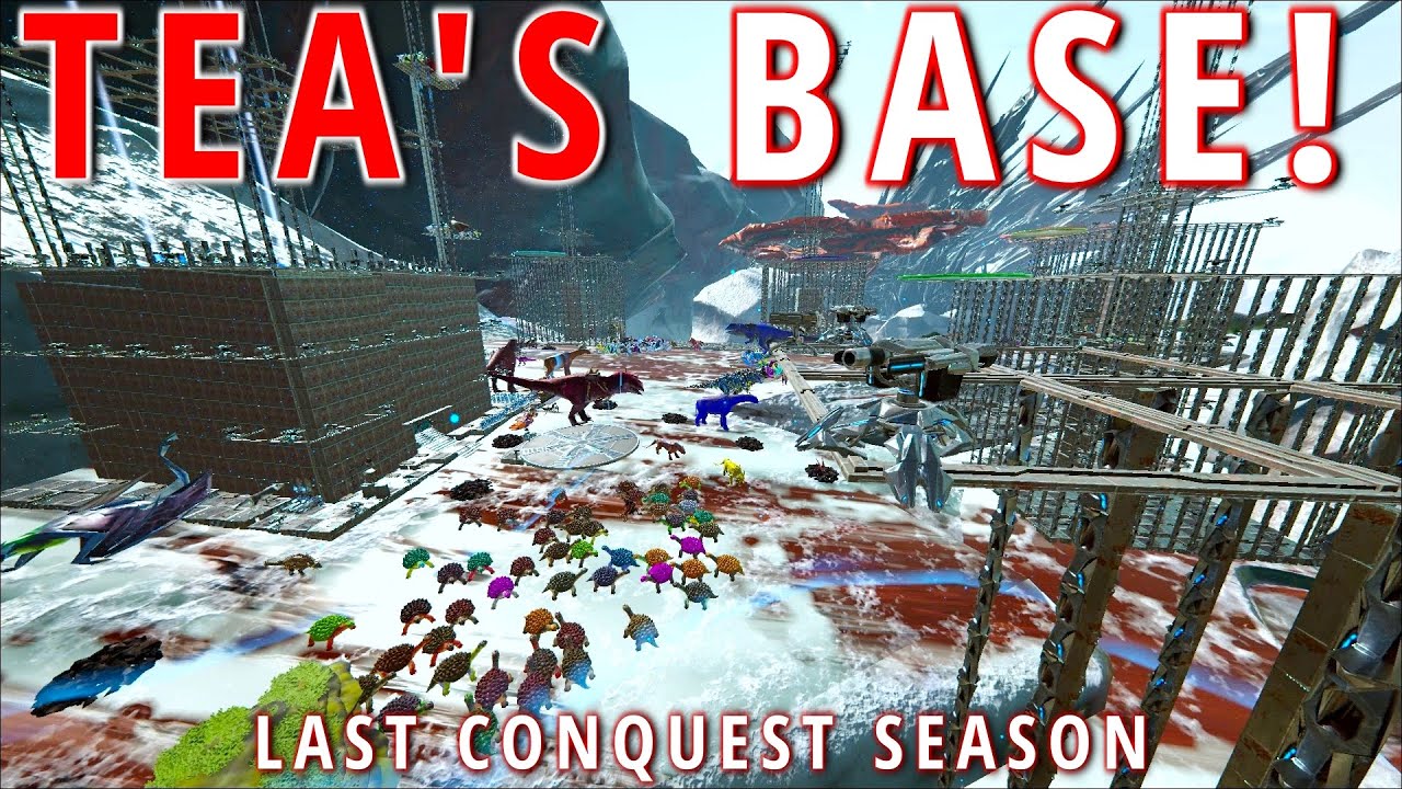 Exploring Tea's Base on Conquest Official - ARK File Saves