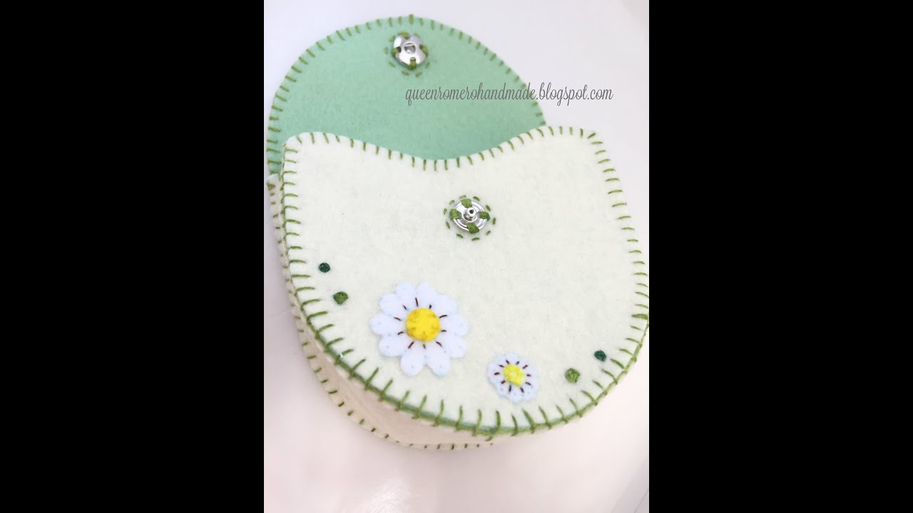 D.I.Y. Felt Coin Purse 🪡 | ♡SoftPinkSmooches♡   (Watch in HD)