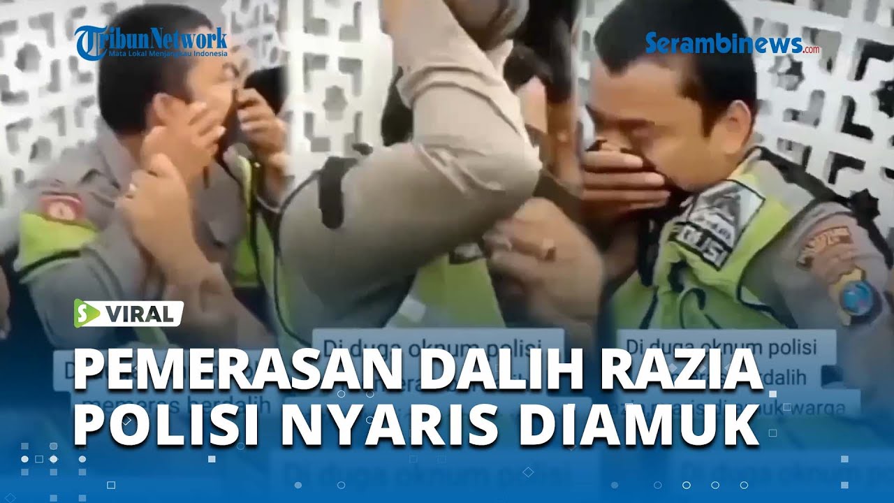 VIRAL Polisi Diduga Peras Warga Berkedok Razia, Dipaksa Buka Masker hingga Nyaris Diamuk Massa