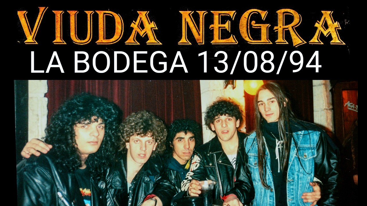 VIUDA NEGRA en vivo LA BODEGA PUB / Video Completo, Mataderos, BS.AS. ARGENTINA 13-08-1994 (TV 16.9)