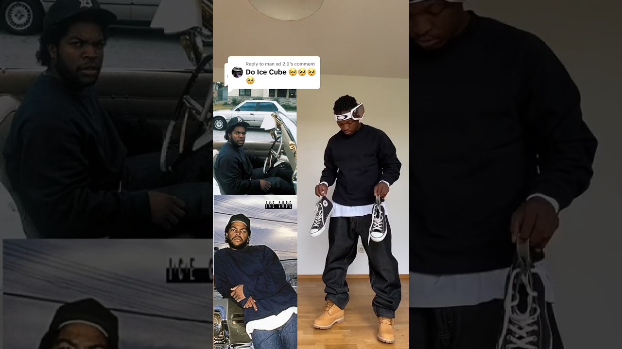 Ice cube part 2 #outfit #90s #hiphop #shorts #icecube