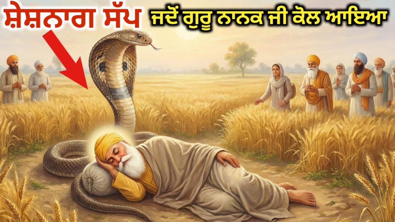 ਗੁਰੂ ਨਾਨਕ ਦੇਵ ਜੀ ਕਥਾ ਸ਼ੇਸ਼ਨਾਗ ਆਇਆ ਗੁਰੂ ਨਾਨਕ ਸਾਮਣੇ  l Guru Nanak Dev Ji Shabad l Guru Nanak Story