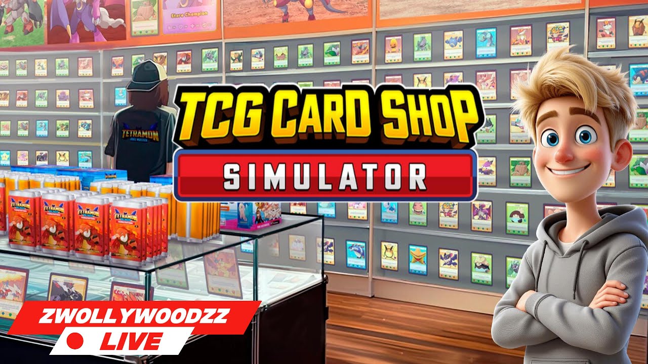 Building further on the best Card Shop  | Live Stream | TCG Card Shop Simulator | ZwollywoodZz