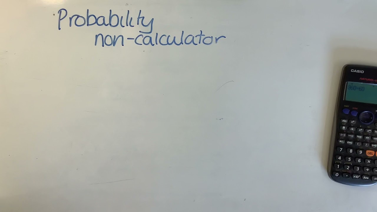 Level 2 Functional Skills simple probability non calculator