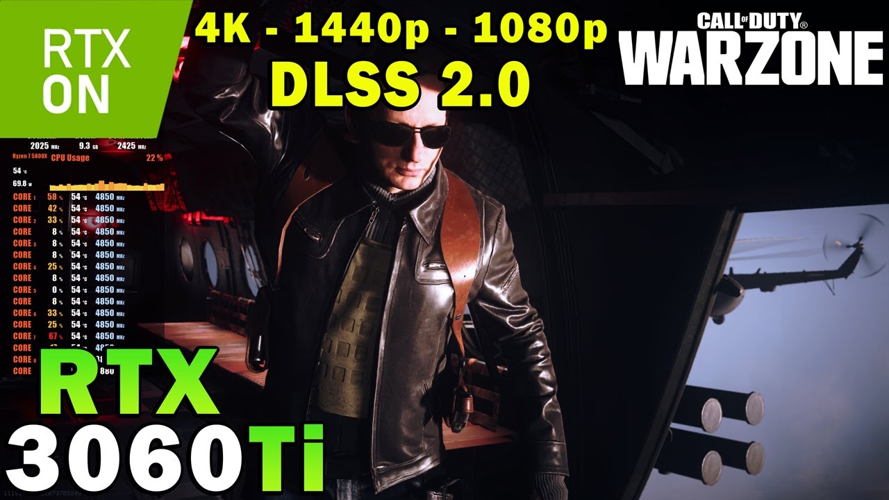 CoD WARZONE | ALL DLSS 2.0 Settings | RTX 3060 Ti | R7 5800X | 4K - 1440p - 1080p | Max Settings