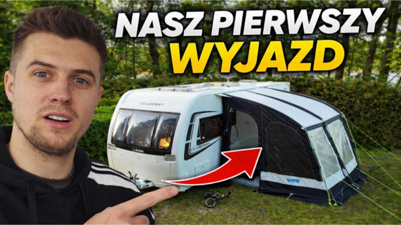 Nasz pierwszy wyjazd przyczepą kempingową na Mazury | Kemping Tumiany #2