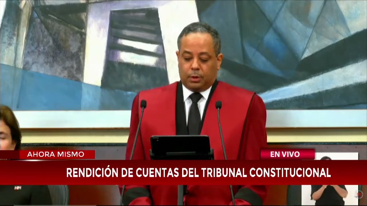 CDN en vivo | Rendición de cuentas del Tribunal Constitucional