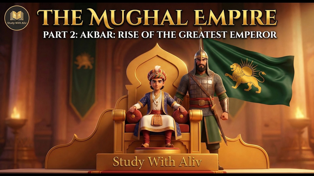 Mughal Empire Part 2: Rise of Akbar (Full Animated Movie) 🎬