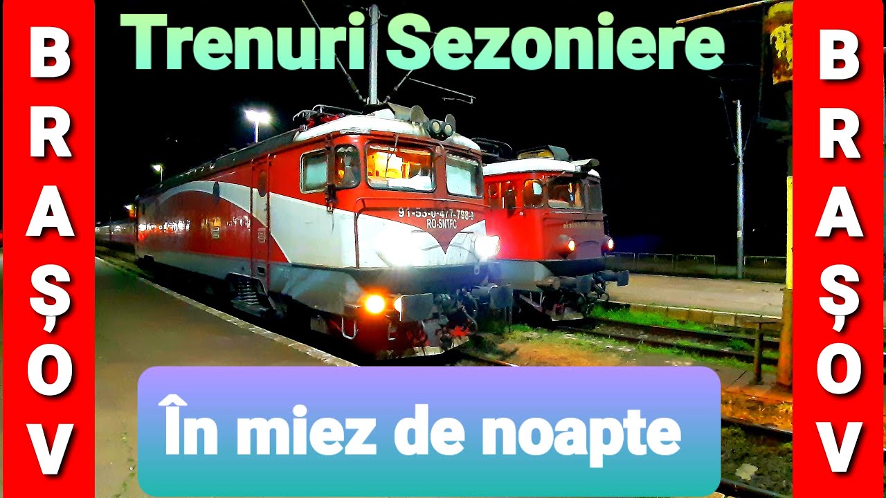 BRASOV / Trenuri Sezoniere de Noapte