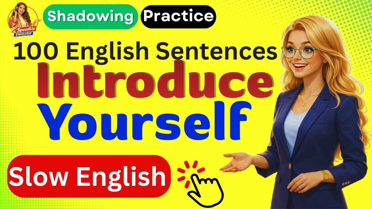 How to Introduce Yourself in English | Simple & Easy Speaking - Shadowing | Beginner Podcast