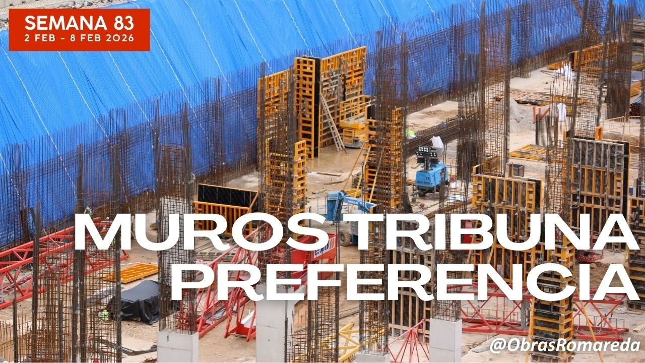 Obras Romareda - Semana 83