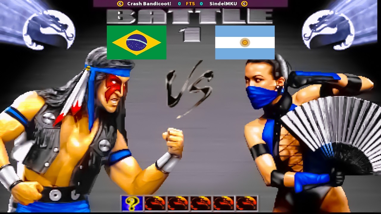 Ultimate Mortal Kombat 3 - Crash Bandicot! Vs Sindelmku