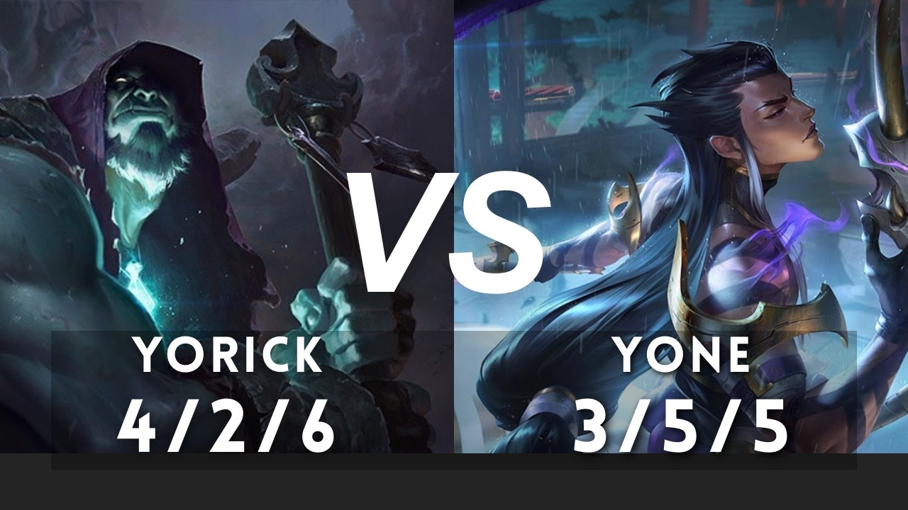 JUNG NOCTURNE CARRIES | Yorick VS Inkshadow Yone | Patch 26.3