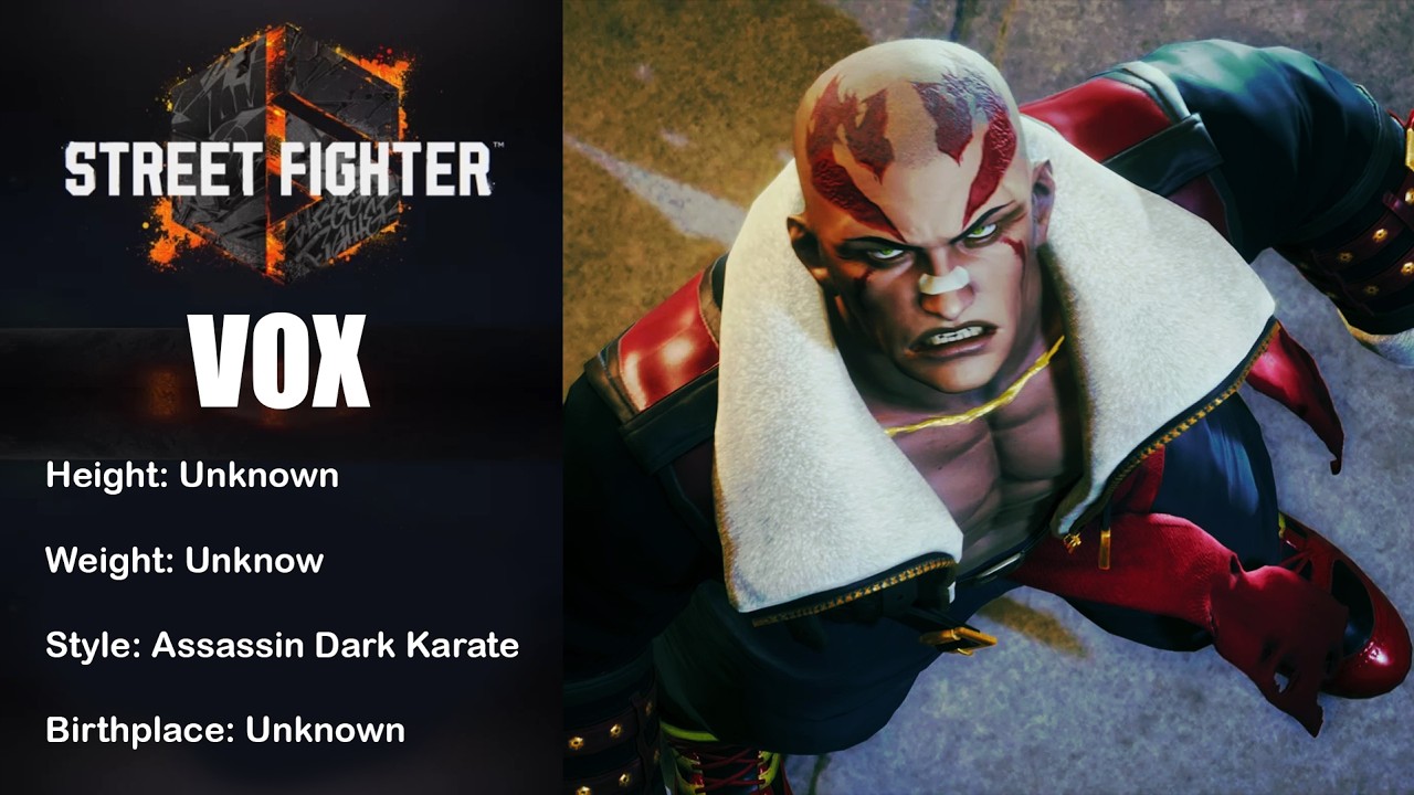 Street Fighter 6 - VOX REAPER [Avatar Creation]