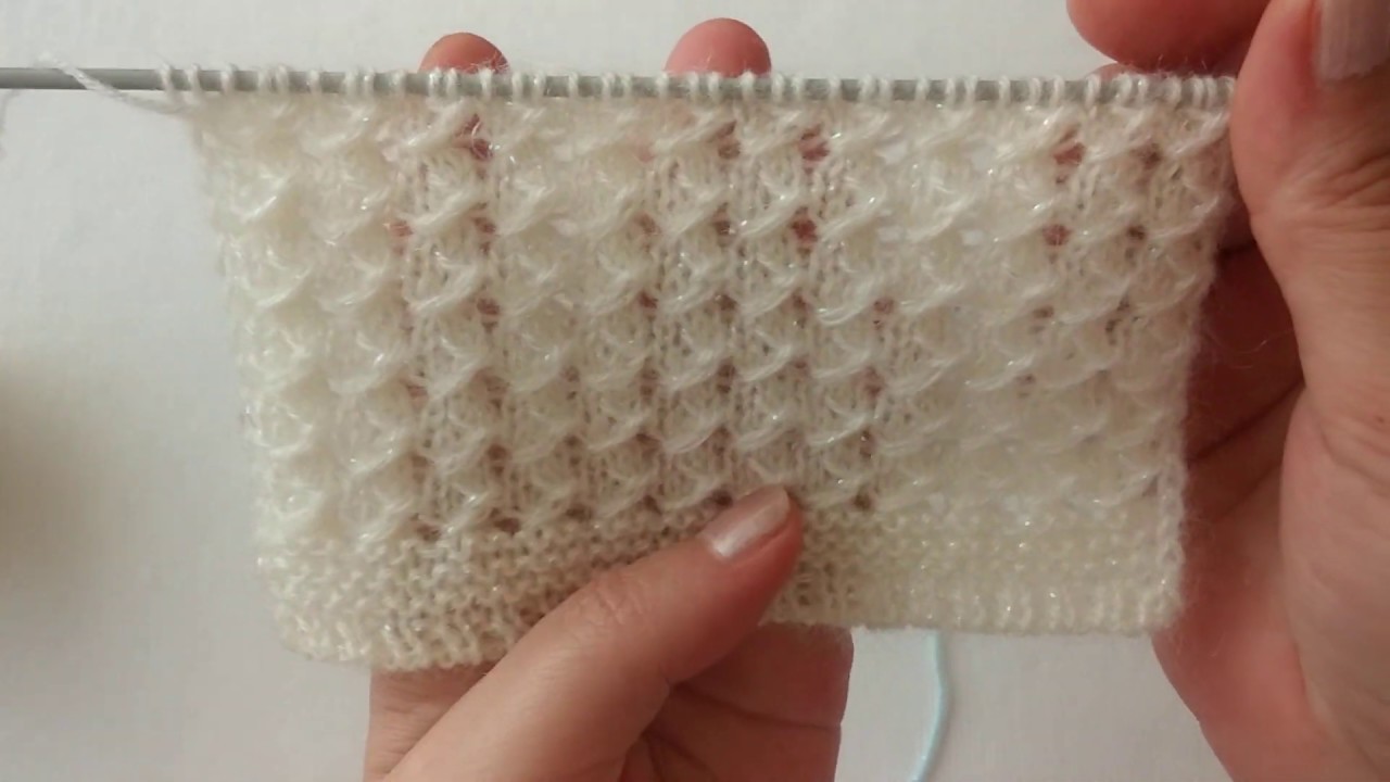 Herkesin sır gibi sakladığı model / yağmur damlası örgü modeli/ knitting pattern / Strickmuster