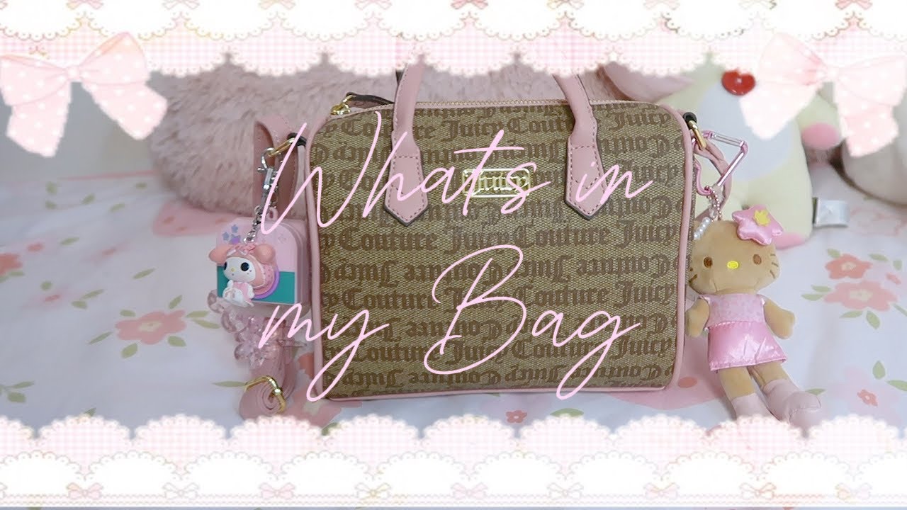 What in my bag?  ♡ My Everyday essentials and must have! ♡ #fypシ #explorepage #whatsinmybag #kawaii 