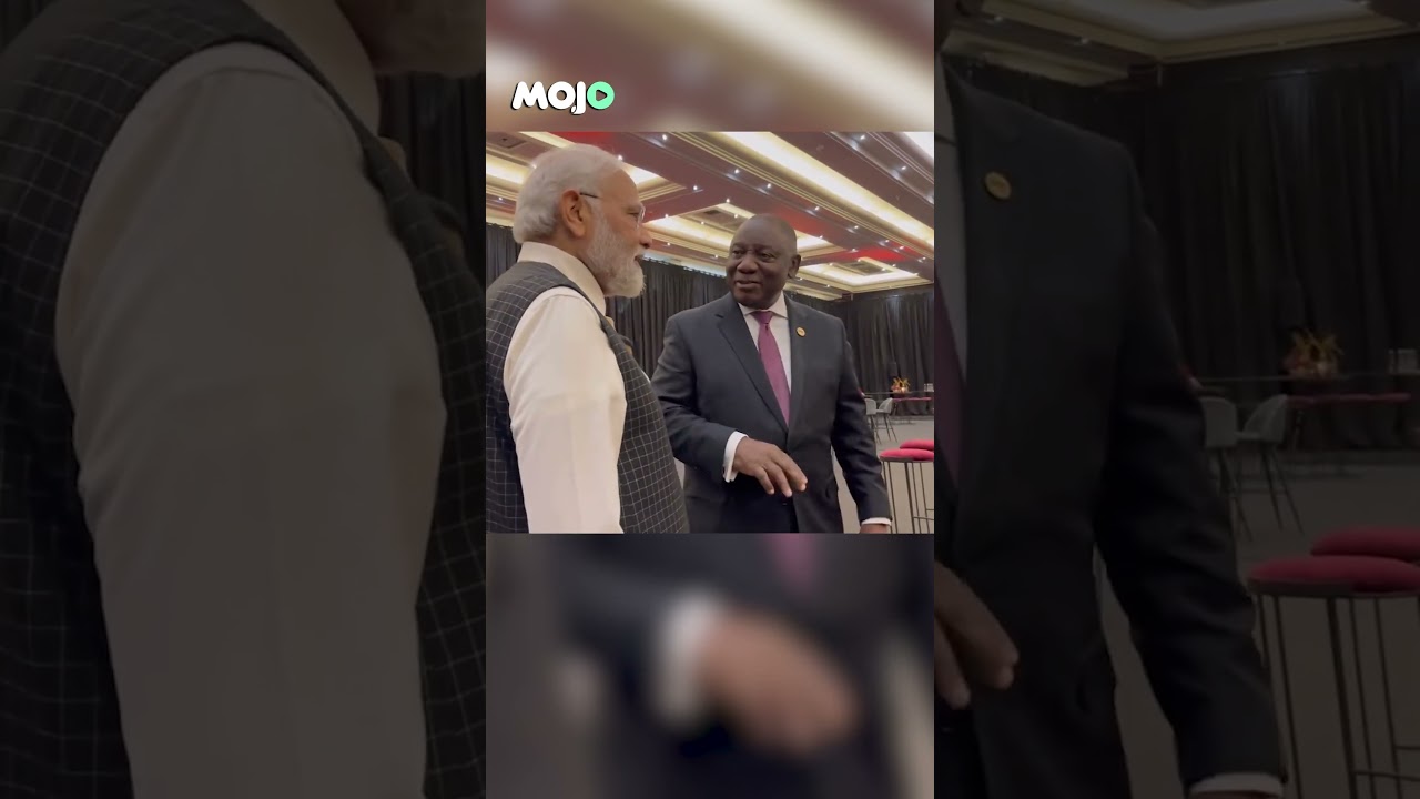 Watch PM Modi's Proud Reply As South African President Wishes Him On Chandrayaan 3 Success #viral